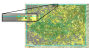 landscape boundary showing boundary line which does not quite line up with the edge of the landscape.