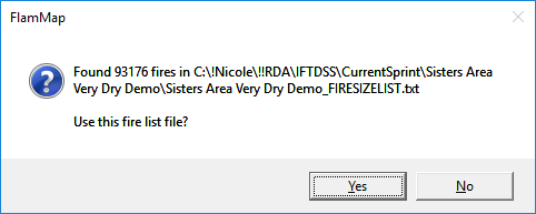 file confirmation dialogue box.