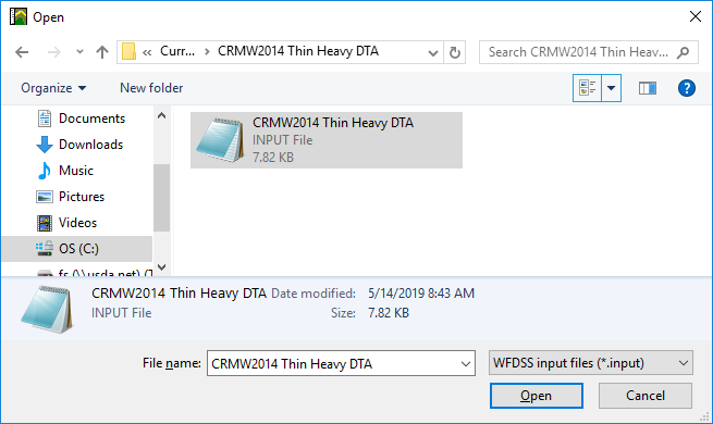 'input' file visible in the file explorer.
