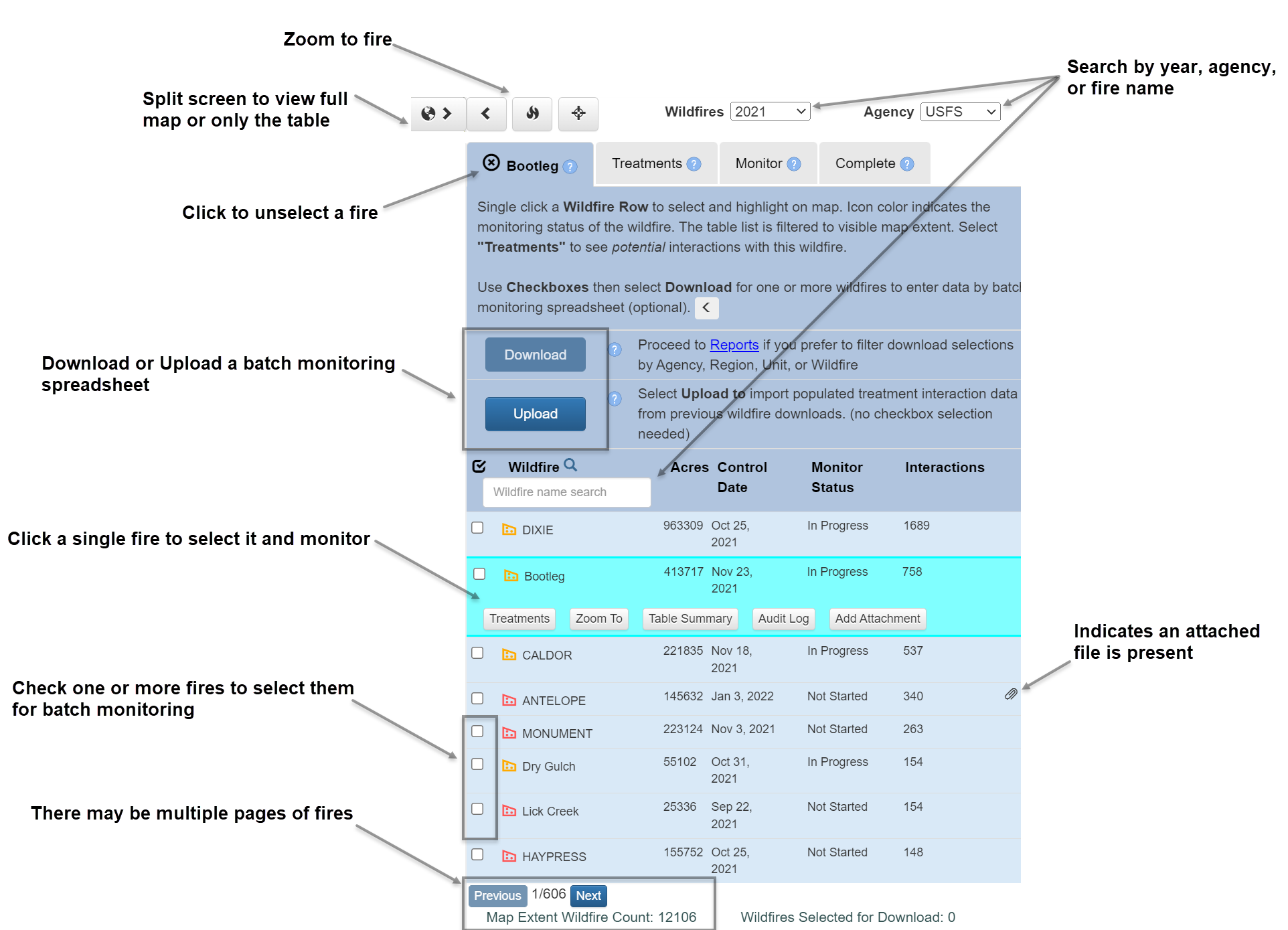 Monitoring Interface