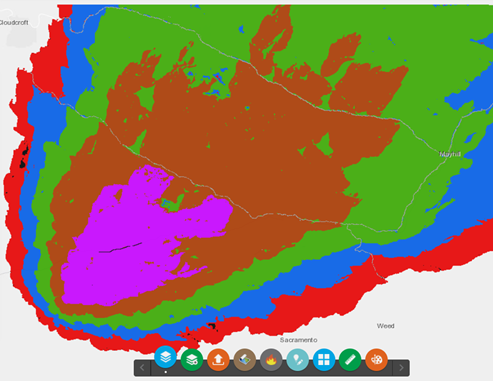 Mtt Arrival Time layer in IFTDSS Map Studio.