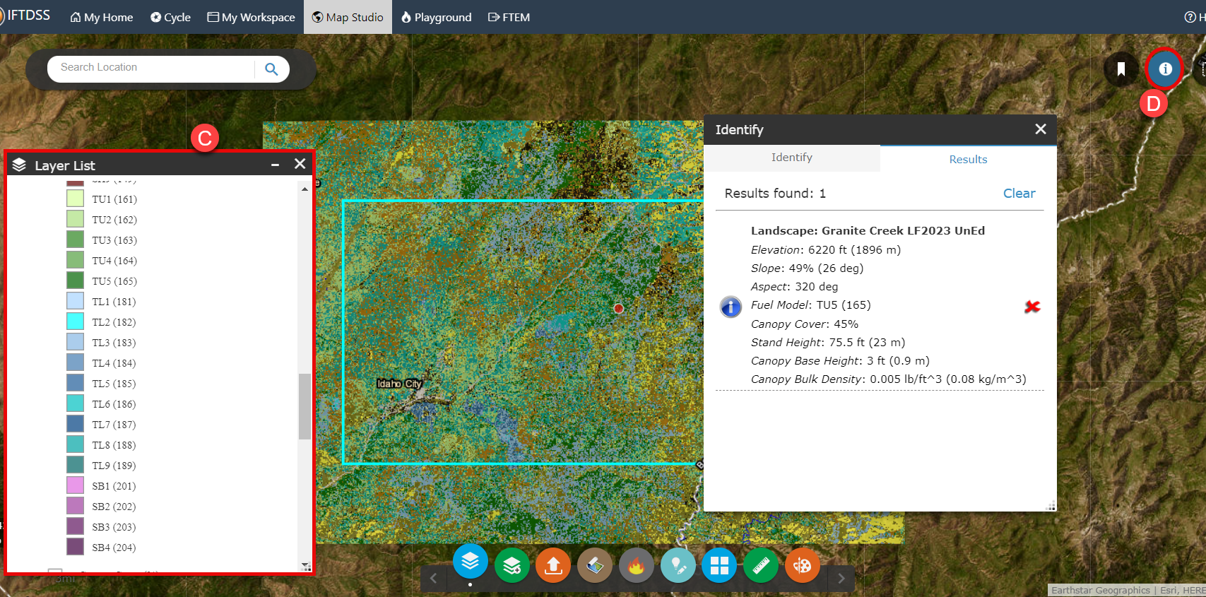 use the identify tool for more information