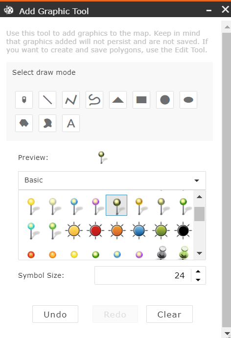 add graphic box with options as described in help text