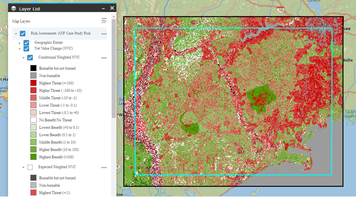 NVC outputs in MapStudio, the symobology in this and the arcmap image match.