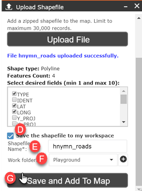 make sure the 'save' box is checed to save your shapefile