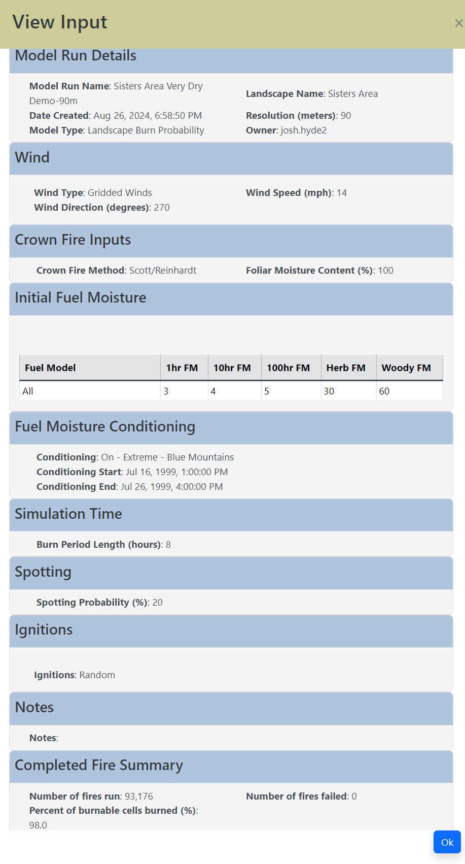 LBP inputs as displayed in IFTDSS.